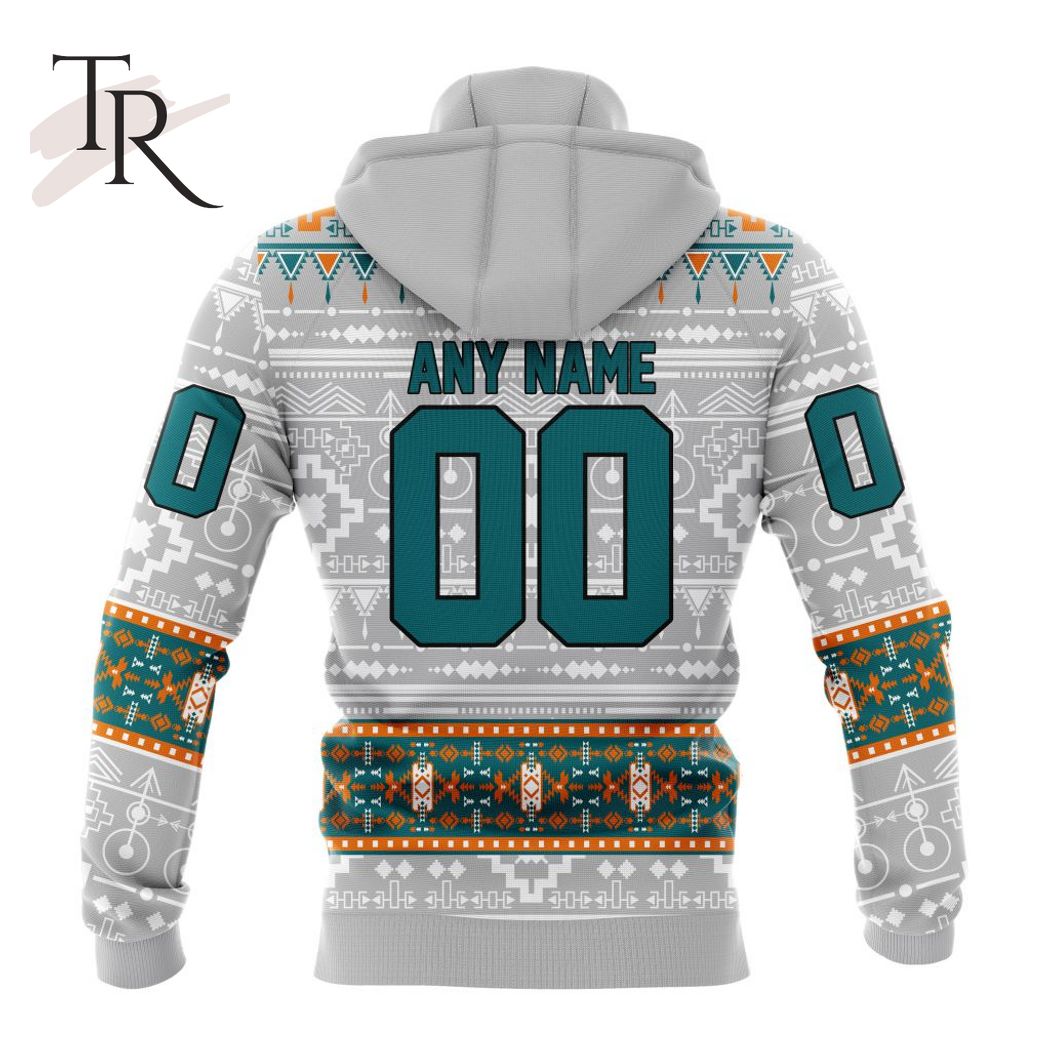 New 2025 NEW] ized NHL San Jose Sharks Special Native Design Custom Hoodie - Image 6
